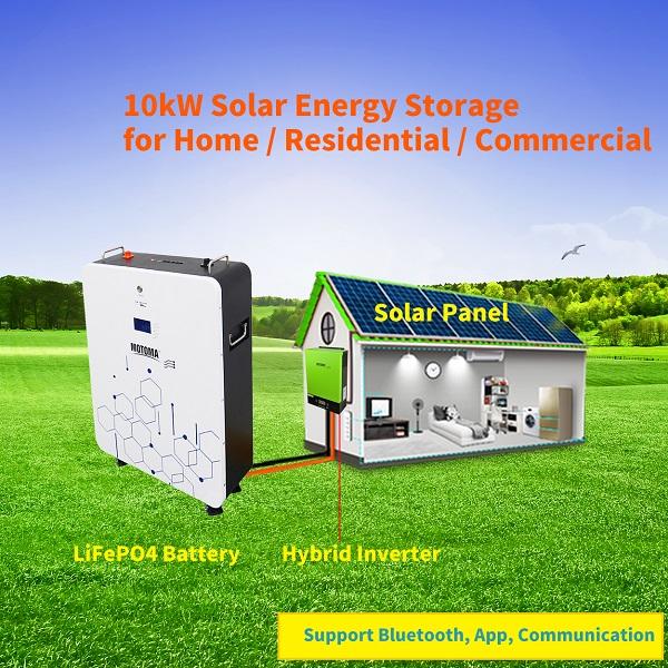 Bluetooth 48V 200Ah LiFePO4 Battery Pack For Solar Energy System 1