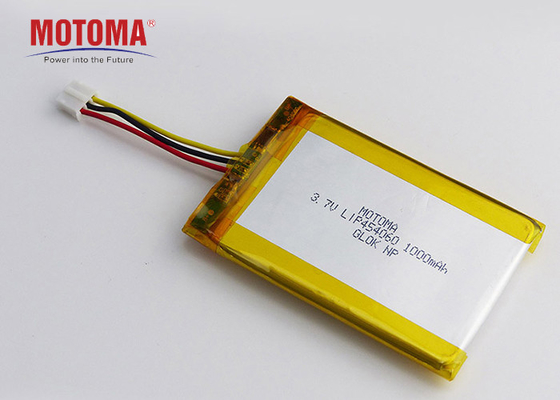Deep Cycle Rechargeable Lithium Polymer Battery 3.7V LIP454060 1000mAh