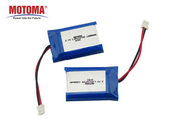 3.7 V 1200mah safe lipo battery Rechargeable With Wired and Connector