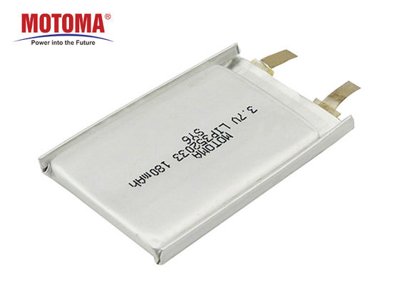 3.7V 180mah Wearable Device Battery Rechargeable UN38.3 approved