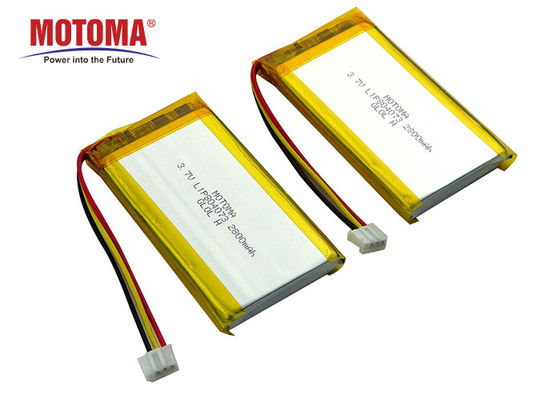 Motoma UL1642 Approved Lithium Lipo Battery 3.7 V 2800mah For Detector