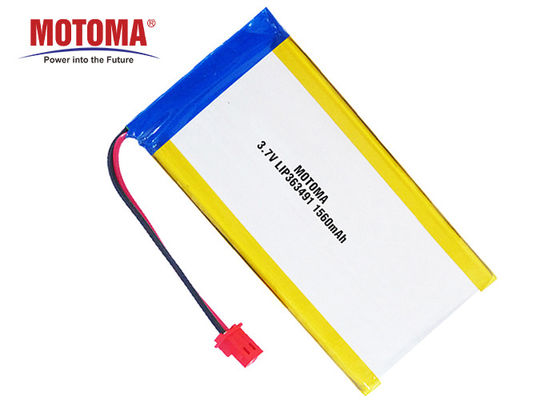 3.7V 1560mAh Lithium Deep Cycle Battery , UL Lithium Ion Battery For Iot