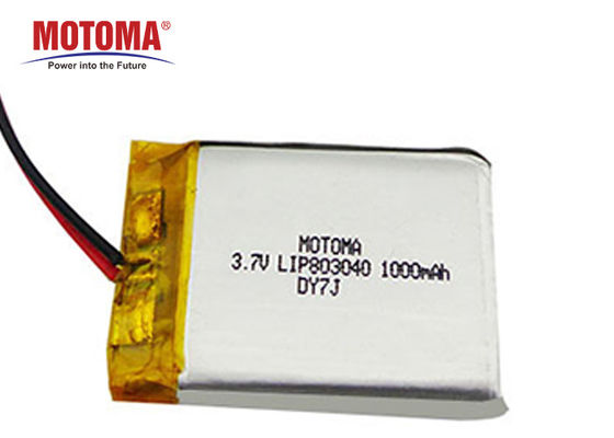MOTOMA Rechargeable Lithium Ion Battery , Li Ion Battery Pack 3.7 V 1000mah