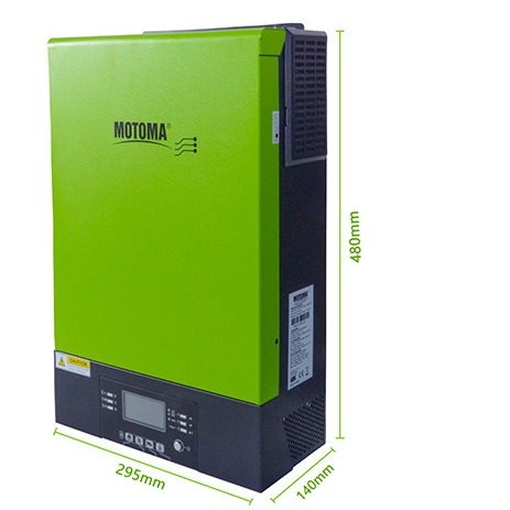 Pure Sine Wave AC120V DC 48V 6.5kW Hybrid Solar Inverter MPPT Off Grid ...