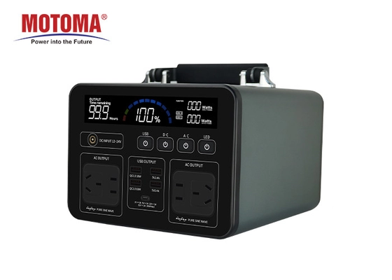 Fast Charging PD3.0 Rechargeable 500W 1000W Portable Power Generator With Builtin 280800mAh Lithium Battery